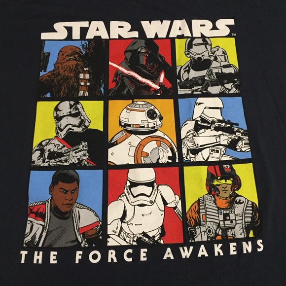 STAR WARS The Force Awakens Tee LARGE / L - Picture 2 of 4